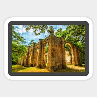 Sheldon Church Ruins Sticker